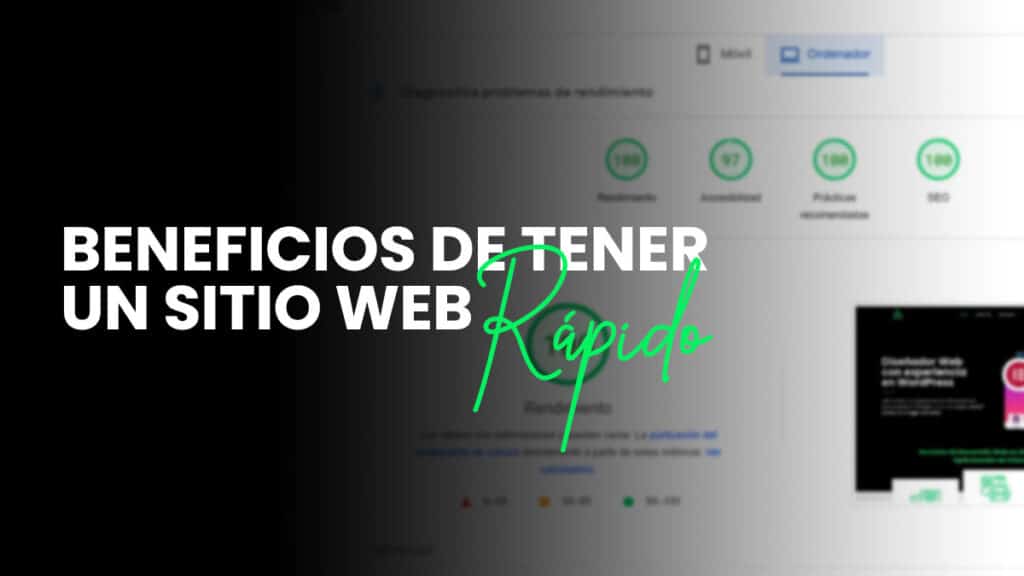 beneficios de un sitio web rapido